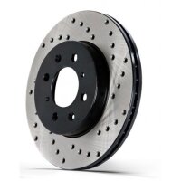 Stoptech Cross Drilled Brake Disc - Hinten - LH - Nissan...