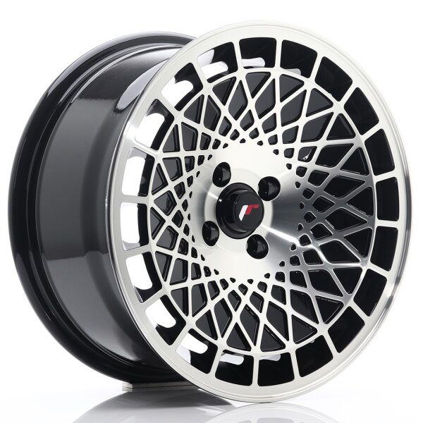 JR Wheels JR14 16x8 ET25 4x100 Gloss Black Machined Face