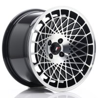 JR Wheels JR14 16x9 ET10 4x100 Gloss Black Machined Face