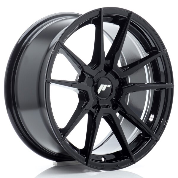 JR Wheels JR21 17x9 ET20-45 5H BLANK Gloss Black