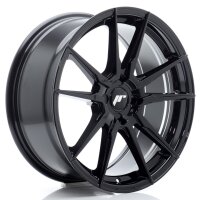 JR Wheels JR21 18x8 ET20-40 4H BLANK Glossy Black