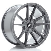 JR Wheels JR21 19x9 ET20-40 5H BLANK Hyper Gray