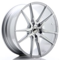 JR Wheels JR21 20x8,5 ET40 5H BLANK Silver Machined Face