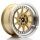 JR Wheels JR26 15x8 ET25 4x100/108 Gold w/Machined Lip