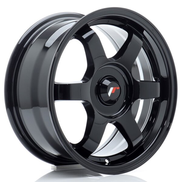 JR Wheels JR3 15x7 ET25-42 BLANK Gloss Black