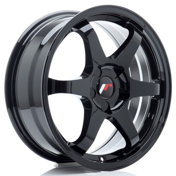 JR Wheels JR3 17x7 ET20-42 5H BLANK Gloss Black