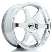 JR Wheels JR3 18x8 ET20-45 BLANK Silver Machined Face