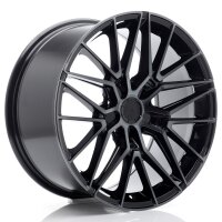 JR Wheels JR38 18x9 ET20-45 5H BLANK Black Machined w/...