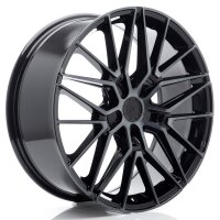 JR Wheels JR38 20x8 ET20-40 5H BLANK Black Machined w/...