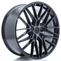 JR Wheels JR38 21x9 ET10-52 5H BLANK Black Brushed...