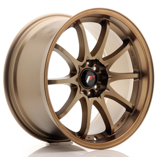 JR Wheels JR5 18x9,5 ET22 5x100/114,3 Dark Anodized Bronze