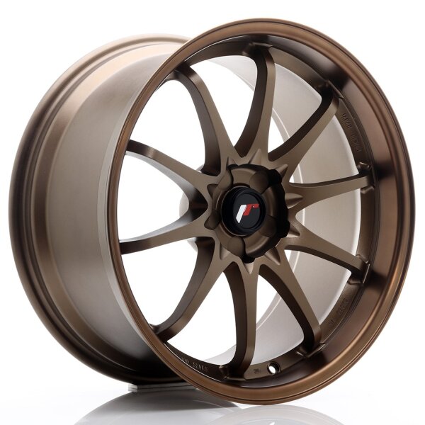 JR Wheels JR5 19x9.5 ET12-36 5H BLANK Dark Anodized Bronze