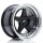 JR Wheels JR6 17x10 ET0-20 5H BLANK Gloss Black w/ Machined Lip