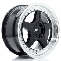 JR Wheels JR6 17x8 ET20-35 4H BLANK Gloss Black...