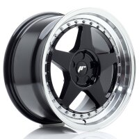 JR Wheels JR6 17x9 ET20-35 5H BLANK Gloss Black...