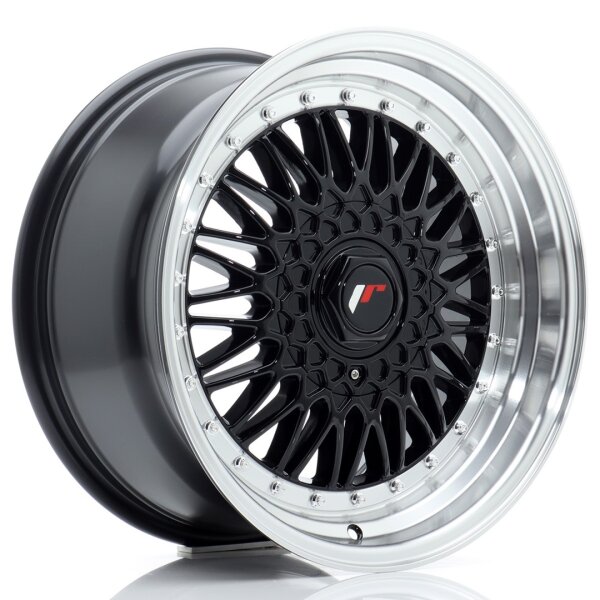 JR Wheels JR9 17x8,5 ET20 5x112/120 Gloss Black w/Machined Lip