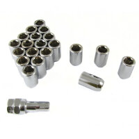 Silberne Imbus Lugnuts / Radmuttern 12x1,25 +...